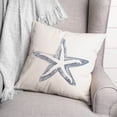 thumbnail image 3 of Creative Products Simple Starfish Navy 18x18 Spun Poly Pillow, 3 of 3