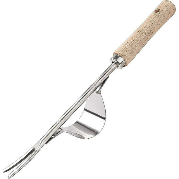 Stainless Steel Weed Cutter Garden Manual Weeder Root Cutter Stainless Steel Weed Cutter Gardening