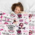 thumbnail image 3 of 13 Year Old Girl Birthday Gifts, Girls 13th Birthday Decorations, Birthday Gifts for 13 Year Old Girls, 13th Birthday Blanket Birthday Gifts Ideas for 13 Year Old Girls Super Soft Blanket(50"x60"), 3 of 7