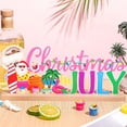 thumbnail image 4 of Cartel de metal MiniInflat Christmas in July con base de madera, 4 of 6