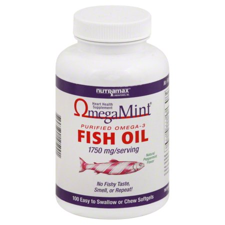 UPC 755970105001 product image for Nutramax OmegaMint  Fish Oil, 100 ea | upcitemdb.com