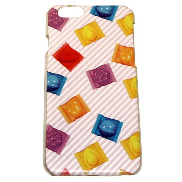 Funda Toynk Candy Crush para iPhone 6 a rayas rojas