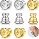 thumbnail image 2 of Moconar Respaldos de aretes con bloqueo para aretes, respaldos de aretes tipo bala de oro hipoalergénico de 18 k, reemplazos para aretes/orejas caídas, respaldo de bloqueo seguro y cómodo para orejas, 2 of 4