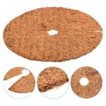 thumbnail image 4 of Uxcell 12" Coconut Fiber Mulch Ring Thick Mat Tree Protector Root Soil Cover, 3 Pack, 4 of 5