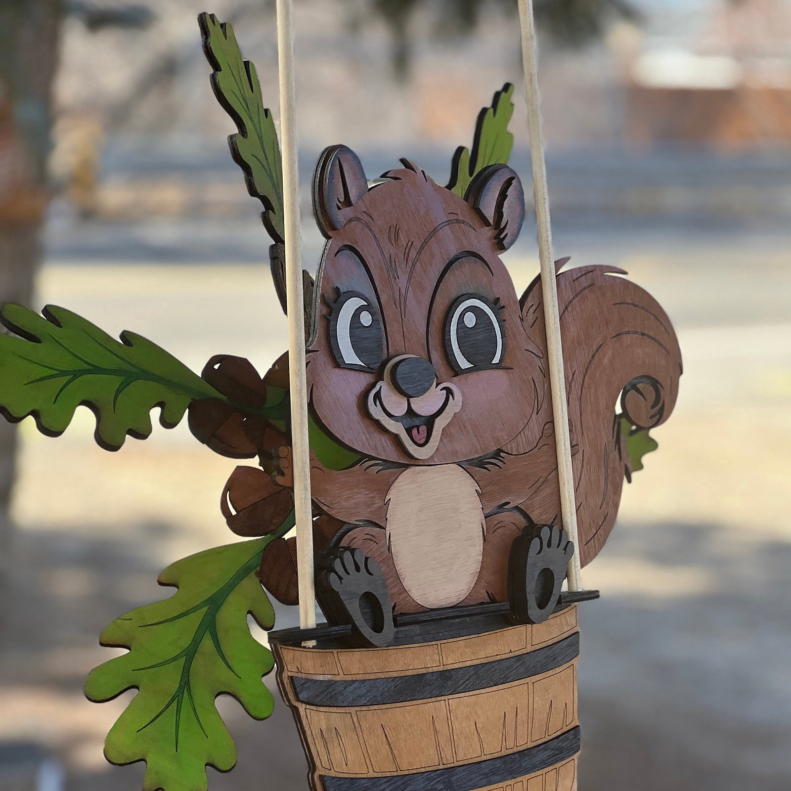 Metal Animal Wind Garden Sculpture Outdoor Yard Art Decoration with Design