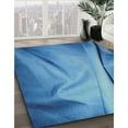 thumbnail image 2 of Ahgly Company Indoor Square Patterned Blue Novelty Area Rugs, 6' Square, 2 of 6