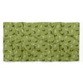 thumbnail image 5 of Bimba Green Text & Stencil Rabbit Animal Printed Pure Silk Scarf Neck Wrap Summer Hair Bandanas For Women 40 x 80 Inches, 5 of 6