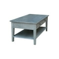 thumbnail image 4 of International Concepts Spencer Gray Wood Coffee Table, 4 of 11