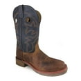 thumbnail image 2 of Smoky Mountain Western Boots Mens Parker Leather Brown Navy 4849, 2 of 4