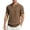 #02 Coffee 【Mix & Match: Choose Your Favorites】, variant on Men's Casual Short Sleeve Button Down Shirt, Knit Lapel Shirt With Breathable Fabric, Solid Color Regular Fit, Casual Daily Vacation Beach Wedding, Stylish Menswear | Zenithor,Black L