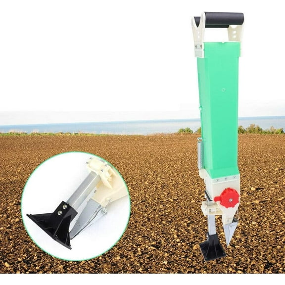 Household Seeding Machine Adjustable Corn Peanut Seeder Manual Handheld Garden Home Seeder Seed Fertilizer Spreader