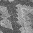 thumbnail image 2 of HomeRoots 624915 9 x 12 ft. Gray & Charcoal Aztec Washable Transitional Indoor & Outdoor Rectangle Area Rug, 2 of 9