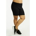 thumbnail image 6 of TheLovely Women & Plus Size (S-3XL) High Waist Workout 15" Length Running Biker Shorts with Wide Wastband, 6 of 6