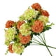 thumbnail image 4 of Ramo de flores artificiales hogar hotel tela de seda decoración floral fiesta de boda flor falsa, rosa coral 2 piezas Noticed ZHF0579-04, 4 of 6