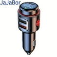 thumbnail image 2 of XHSGX Transmisor FM coche inalámbrico doble USB PD 30W QC3.0 llamadas manos libres reproducción pendrive Type C, 2 of 7