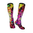 thumbnail image 4 of Balery Colorful Tie Dye Stained Glass 3 Fun Novelty Socks Men'S Women'S Crew Socks Funny Crazy Novelty Socks Quirky And Cool Socks, 4 of 9