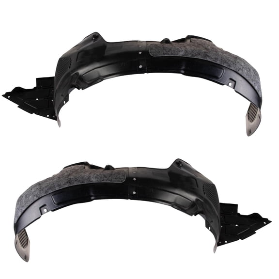 TRQ Inner Fender Liner Set Fits Select 2017-2018 Kia Forte5 KI1248156 KI1249156