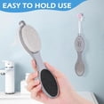 thumbnail image 2 of 2 Pcs 4 in 1 Foot Brush for Use in Shower with Pumice Stone, Foot Rasp and Sandpaper, Foot Scrubber Brush for Feet, Dead Skin Remover for Foot Care, 2 of 8