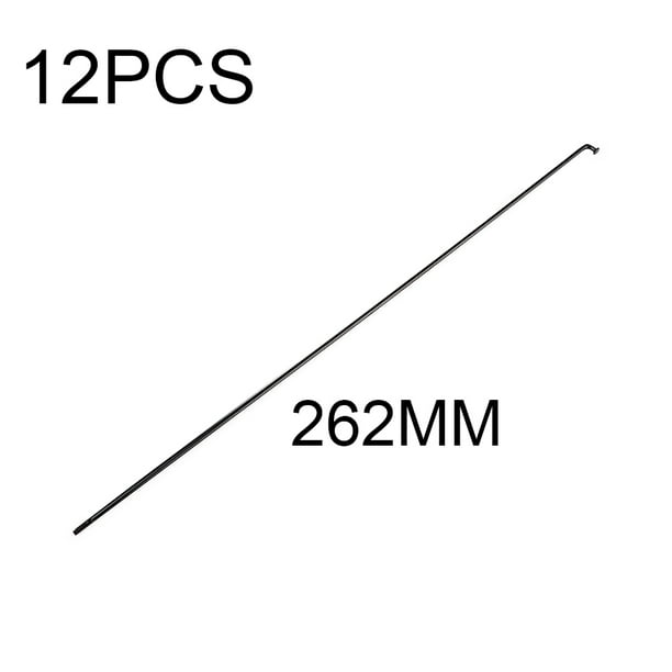 12Pcs 14g Bike Bicycle Steel Wire Spokes Nipples W/ Spoke Cap Multiple