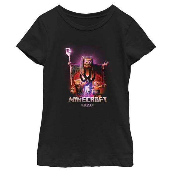 Girl's A Minecraft Movie Piglin General Pose Graphic T-Shirt