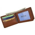 thumbnail image 6 of Moga Men's Bifold Genuine Leather Wallet With Double Center Flap And 3 ID Windows, 6 of 12