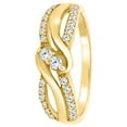 thumbnail image 3 of 1 Carat Diamond Engagement Wedding Ring In 14K Solid Rose, White & Yellow Gold, 3 of 3