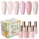 thumbnail image 1 of 6PCS Solid-Color One-Step Nail Polishs Glue Set High Pigmented DIY Gel Nails Polish for Women Girls, 1 of 5