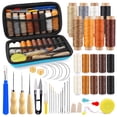 thumbnail image 1 of Kit de reparación de tapicería Morfen Leather Sewing, 71 unidades con hilo, 1 of 7