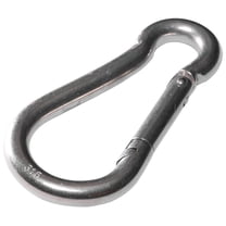 Baron 3/8 in. D X 4 in. L Zinc-Plated Steel Spring Snap 160 lb