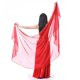 thumbnail image 1 of Bufanda de Gasa con Lentejuelas Hugo Velo de Baile rojo, 1 of 10