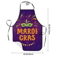 thumbnail image 2 of Sikiie Mardi Gras2 Aprons for Kitchen Cooking Aprons, Chef Apron for Men Women Chef, 2 of 7