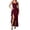 RD2, variant on HNMKIU Elegant Dresses for Women Evening Maxi Bodycon Long Square Neck Sleeveless Party Gown With High Slit for Wedding Festive Occasions Maxi Dress Black,L
