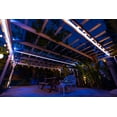 thumbnail image 6 of WYZworks 100ft Blue LED Outside Rope Light - 8 Modes, Waterproof Permanent Outdoor Accent Lighting w/Remote, Flexible Clear Tube, ETL Certified, Exterior Christmas Patio Palm Tree Yard Ambient, 6 of 8