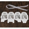 thumbnail image 3 of 50Pcs Valentine's Day Hollow Love Thank You Candy Box Wedding Bride And Groom Return Gift Ribbon Candy Box, 3 of 5