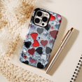 thumbnail image 6 of Heart Design Sparkling Hearts Stylish Durable Shatterproof Phone Case for iPhone - Perfect for Couples & Valentine's Day, Compatible with iPhone 11/12/13/14/15/16 (Pro Max/Plus), 6 of 9