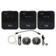 thumbnail image 2 of Lavalier Microphone, Outdoor Live Recording Microphone, Noise Reduction 2 Way Monitoring Lavalier Lapel Mic With LED Display For Outdoor Live Recording, 2 of 8