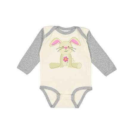 

Inktastic Easter Bunny Spring Holiday Childs Gift Baby Girl Long Sleeve Bodysuit