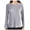 Grey - gray, variant on I.N.C Womens Velvet Pullover Blouse, Pink, Large