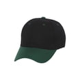 thumbnail image 1 of Two-Tone   Adjustable Baseball Cap, Black/Forest, 1 of 2