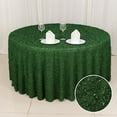thumbnail image 6 of BalsaCircle 120 in Green Shaggy Fringe Polyester Round Tablecloth Wedding Party Events Home Decorations Supplies, 6 of 8