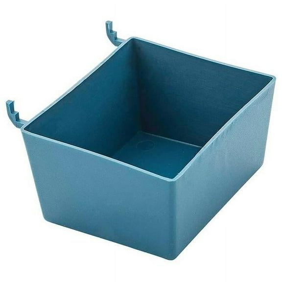 Peg Hook Parts Tray, Blue Finish
