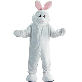 Rabbit Mascot Adult Halloween Costume - One Size