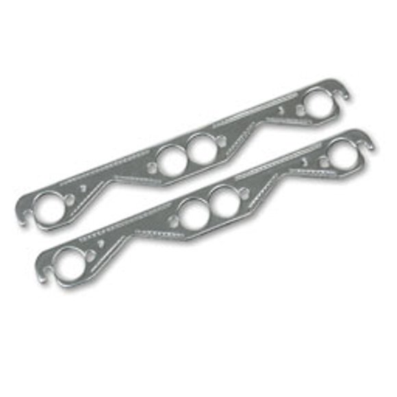 Flow Tech 99150FLT Joint de Collecteur d'Échappement en Aluminium Véritable (TM); Jeu de 2; Chevy Petit Bloc Rond