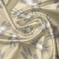 thumbnail image 7 of Ambesonne Abstract Art Valance & Curtain, Forest Leaves Circles, 55"x24", Beige Grey White, 7 of 7