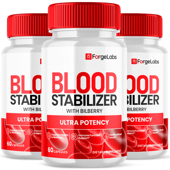 Forgelabs Blood Support Ultra Potency Optimizer Capsules Advanced Formula with Natural Ingredients 180 Capsules