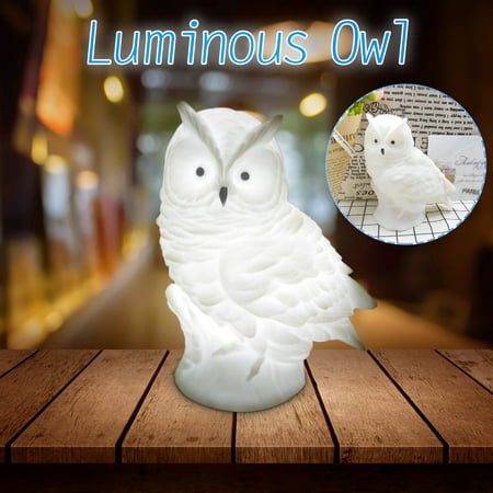 

loopsun Three-dimensional Owl LED Night Light Creative Decoration Bedroom Bedside Lamp