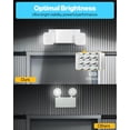 thumbnail image 3 of Luces de emergencia Sunco, paquete de 12 unidades, LED, batería de respaldo de 90 minutos, 3 of 7