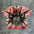 thumbnail image 2 of Y2k New Devil Skull Impreso Desgastado Manga Corta Hombres Y2k Street American Casual Algodón Cuello Redondo Camiseta Oversize Mujeres, 2 of 3