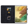 thumbnail image 4 of Case for Samsung Galaxy Tab A7 Lite 8.7" 2021 SM-T225 / SM-T220, Flower Pattern PU Leather Multi-Angle Viewing Stand Shockproof Flip Case with Card Slot, Magnetic Clasp, Pencil Slot, Darkblue, 4 of 11