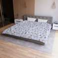 thumbnail image 3 of Floral Duvet Cover, Soft Pastel Bedding, Twin Queen King Sizes, 3 of 6